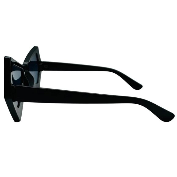 7029 | Black Cateye Sunglasses - Picture 3 of 5